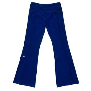 Navy Blue Lululemon Groove Flare Pants